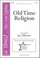 Old-Time Religion SATB choral sheet music cover